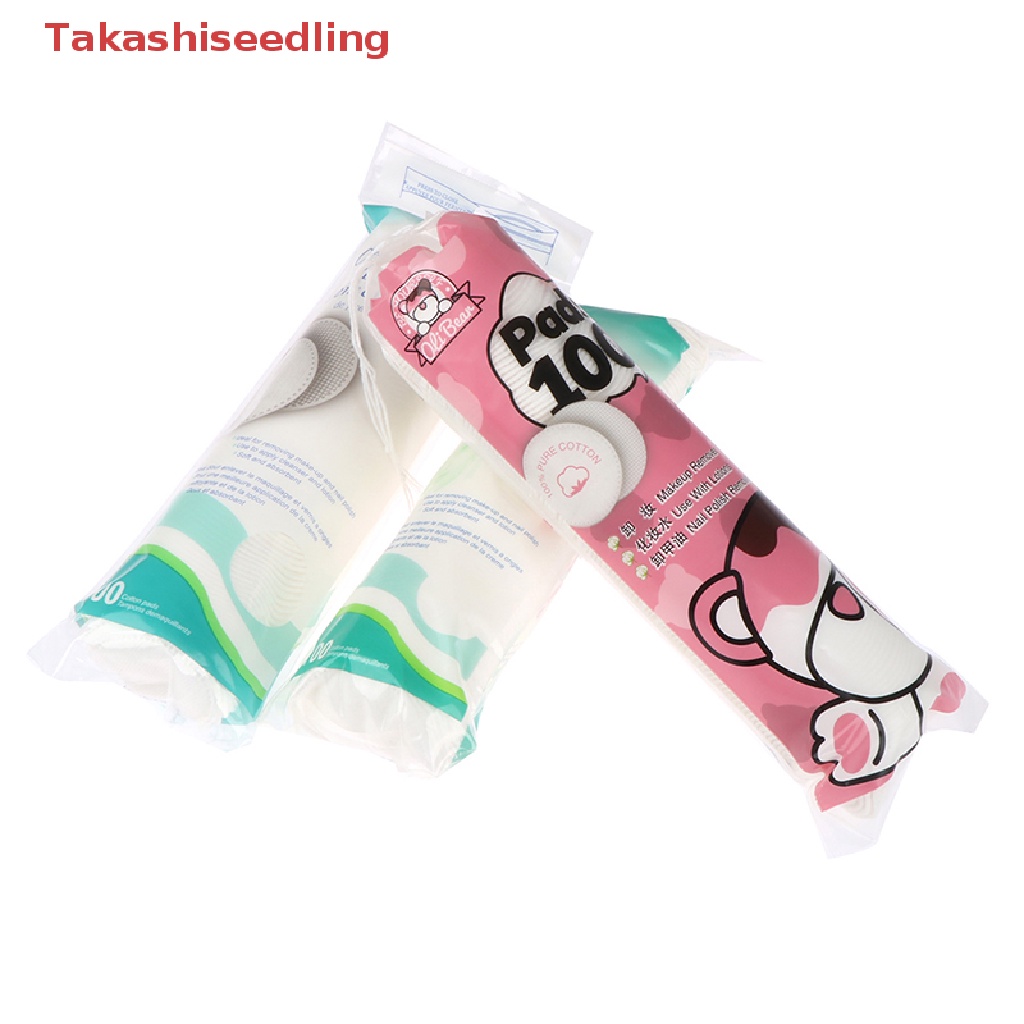 Set 100 Miếng Bông Tẩy Trang Mềm Mại Hình Tròn Tiện Dụng