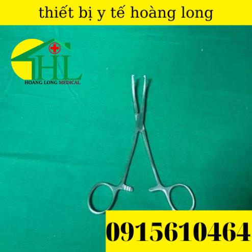 Panh Y Tế, Panh Gắp Phẫu Thuật, Pen Kẹp Y Tế, Panh Cong Có Mấu 18cm - Hàng Pakistan