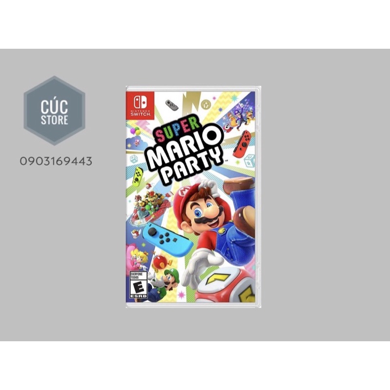 Đĩa chơi game SWITCH: Super Mario Party