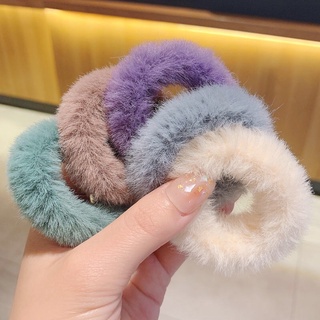 ☂️Chun cột tóc lông mềm,scrunchies lông nhỏ