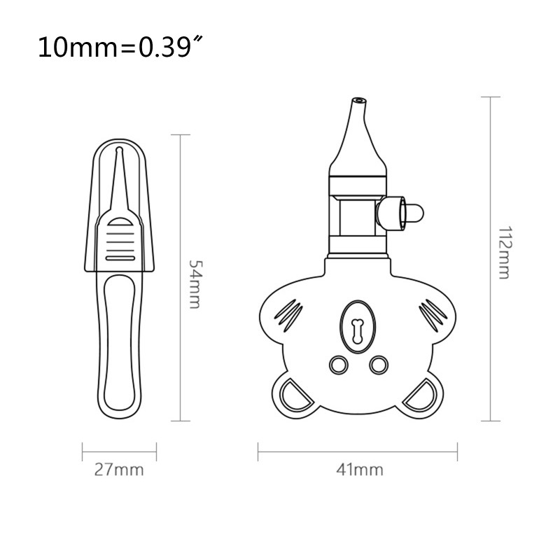 Dụng cụ vệ sinh làm sạch mũi hút chân không bằng silicone an toàn dành cho trẻ em