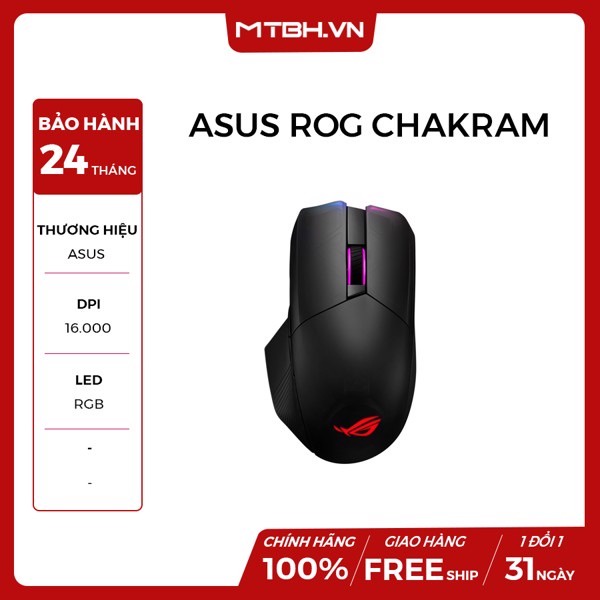 CHUỘT ASUS ROG CHAKRAM NEW