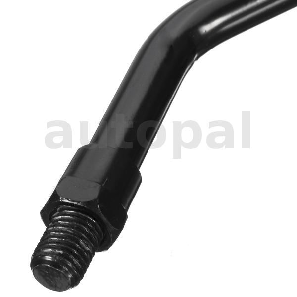 Set gương chiếu hậu hình chữ nhật màu đen 10mm tiện lợi dành cho xe máy