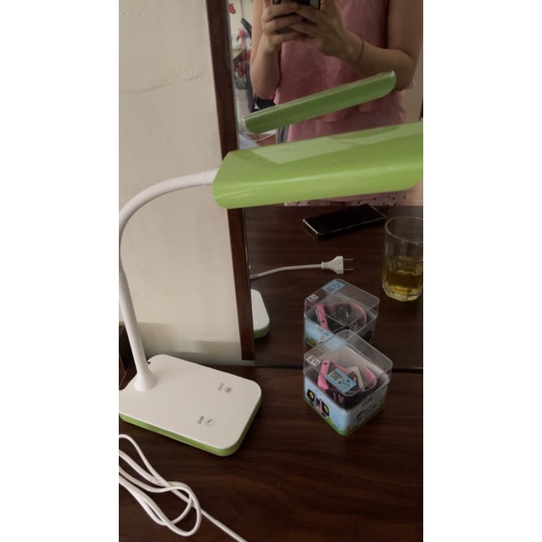 Đèn học để bàn RẠNG ĐÔNG cảm ứng chống cận, đèn bàn RL-20.V2 6W, đổi màu ánh sáng