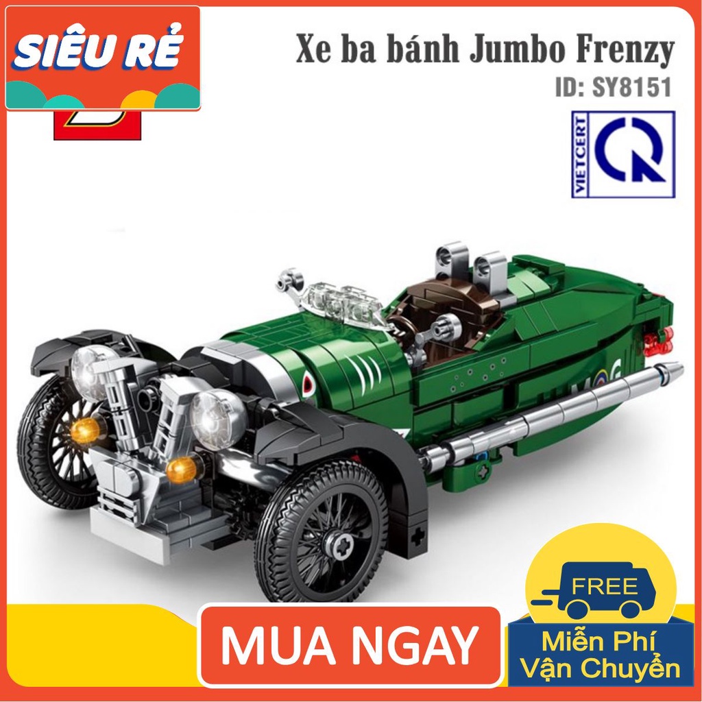 Bộ đồ chơi lắp ráp- đồ chơi lắp ghép Siêu xe Frenzy Car chạy cót. Bảo hành 12 tháng toàn quốc