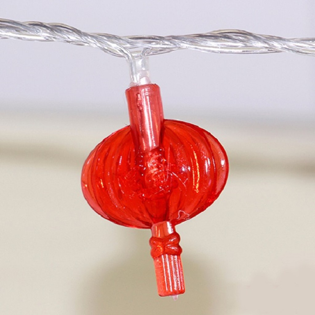 Dây đèn led hình đèn lồng trang trí tết năm mới quán cà phê trà chanh trà sữa GIVASOLAR GV-LSL