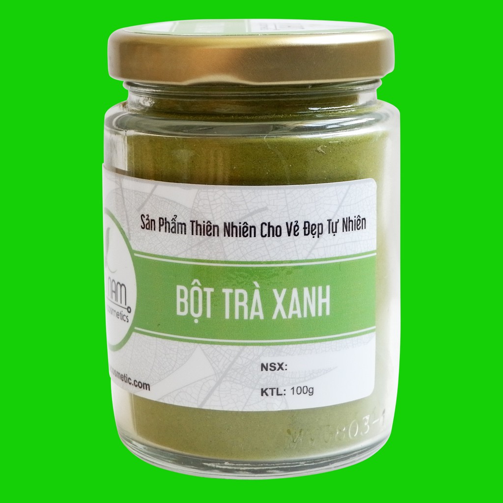 Bột trà xanh làm bánh nguyên chất Bảo Lộc 100g - Bảo Nam