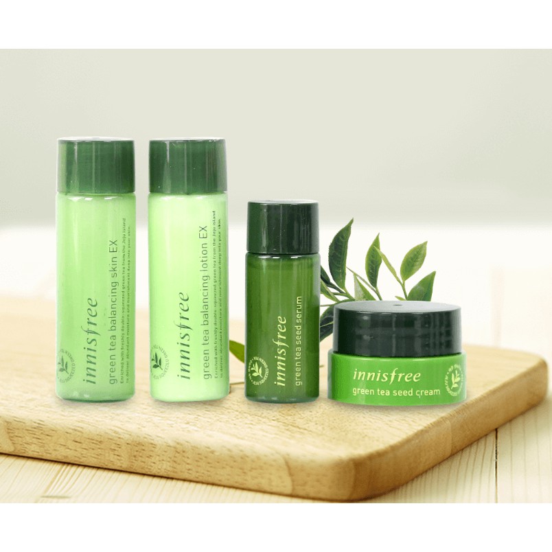 Set Dưỡng Da Trà Xanh Mini Innisfree Green Tea Balancing Special Kit Innisfree