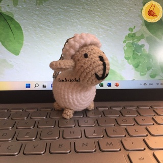 Móc khóa Handmade con cừu cute, thủ công bằng len