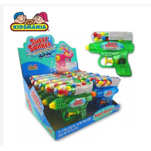 Kẹo đồ chơi súng nước Kidsmania Sweet Soaker 21gr Mỹ  siêu hot rẻ vô địch cực rẻ