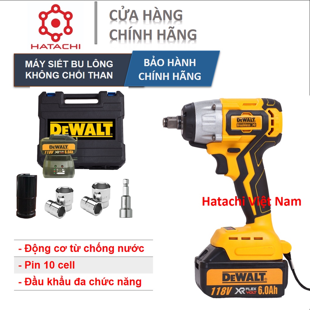 Máy siết bu lông | Pin Sony Cao Cấp | Bắt vít không chổi than