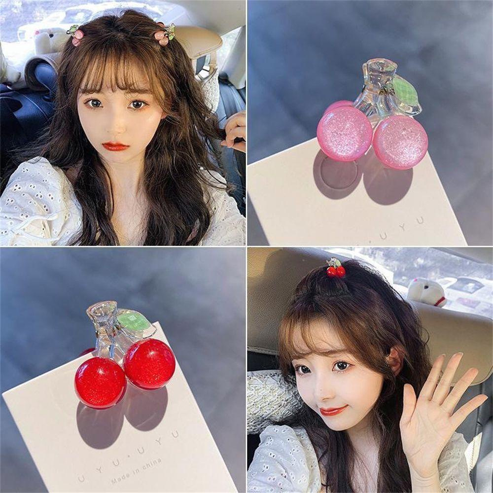 Kẹp Tóc Trang Trí Hình Quả Cherry 1 Cái