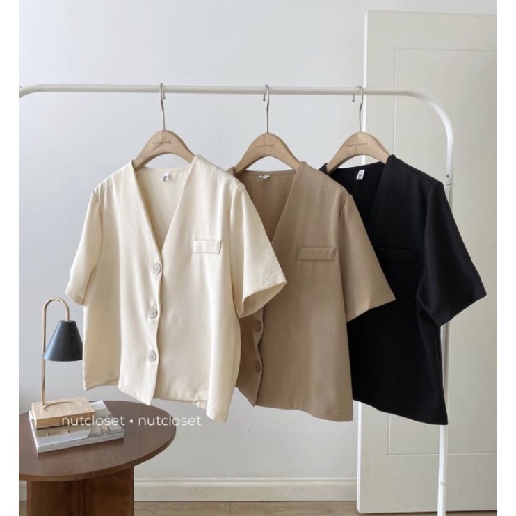 Áo blazer dáng ngắn siêu xinh phong cách tiểu thư mới