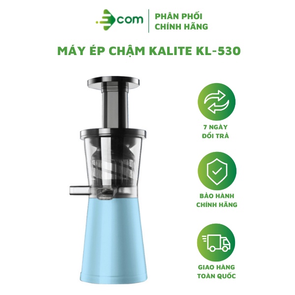 Máy ép chậm, máy ép trái cây Kalite KL-530 nhỏ gọn, dễ dàng tháo lắp