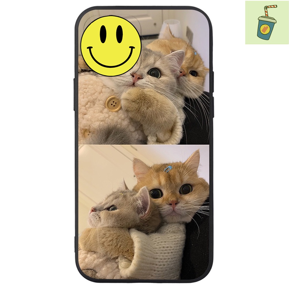 Ốp lưng điện thoại i phone cặp đôi mèo cute đáng yêu 6plus 6splus 7 plus 8plus X Xr XsM 11 12 13 Promax - RS Store