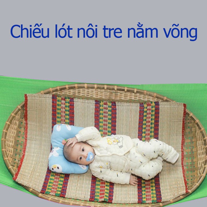 Giá Tận Gốc Chiếu Lót Nôi Tre Nằm Đặt Võng, Chiếu Cói Cho Bé, Dầy Dặn,