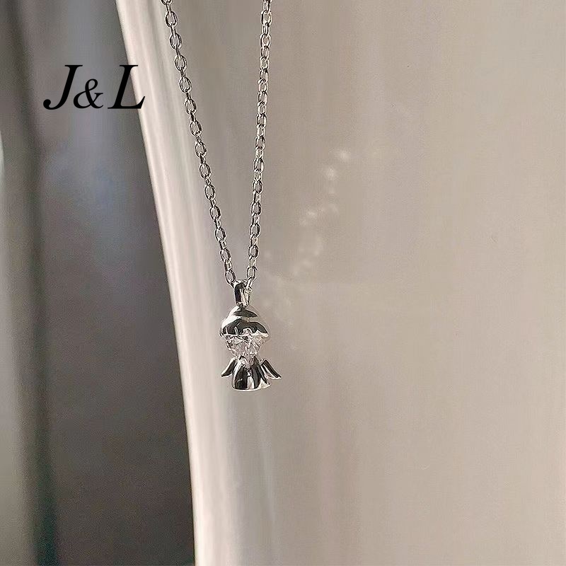 Vòng cổ MặT HìNh BúP Bê ĐíNh Đá ThờI Trang Cho Nữ