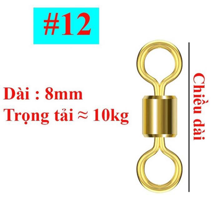 3 Vỉ Khóa Link Hình Số 8 Ma ní Buộc Trục Câu Đài Câu Đơn Chống Xoắn Cao Cấp PK38 đồ câu FISHING_HD