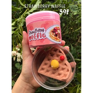 STRAWBERRY WAFFLE ( diy clay slime) Chất Nhờn Ma Quái