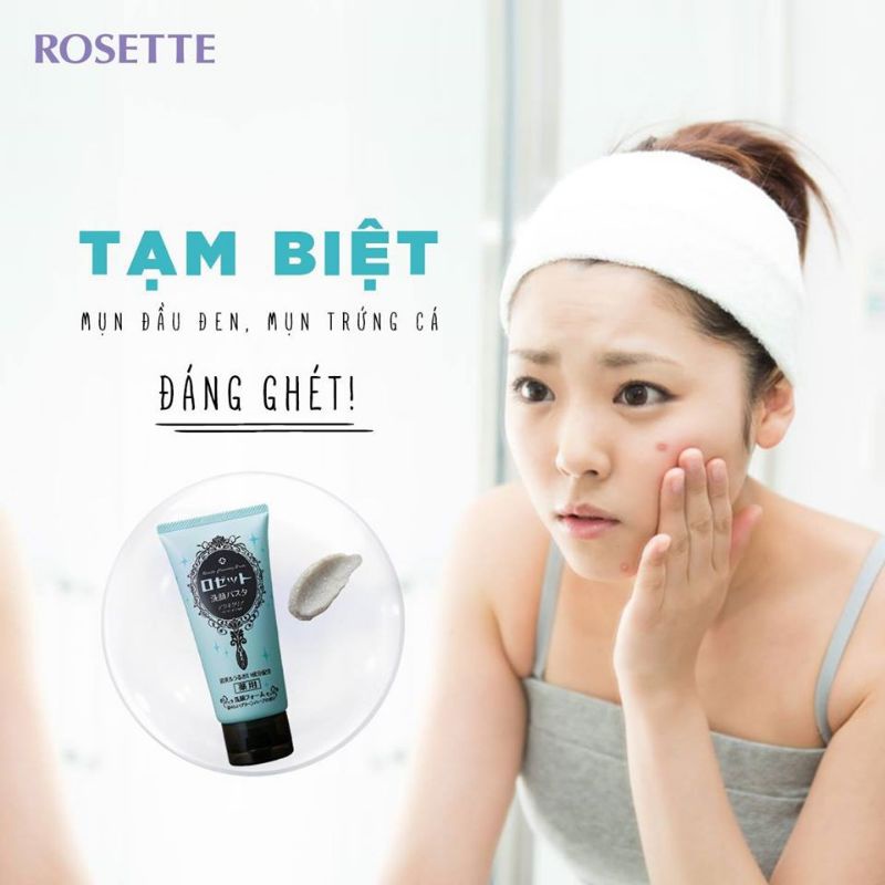 Sữa rửa mặt Rosette - 5 màu