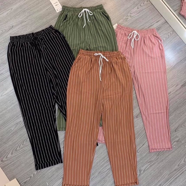 Combo quần đũi kẻ