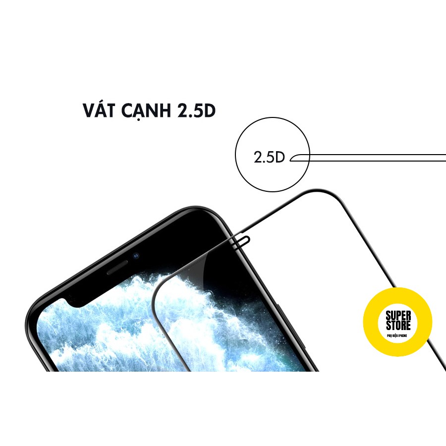 Kính cường lực FULL MÀN HÌNH có BẢO VỆ MÀNG LOA cho iphone 6/6plus/6s/6splus/7/7plus/8/8plus/x/xr/xs/11/12/13/pro/max