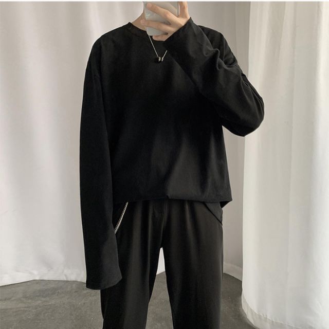 Áo thun tay dài Long sleeve tee form rộng nam nữ unisex