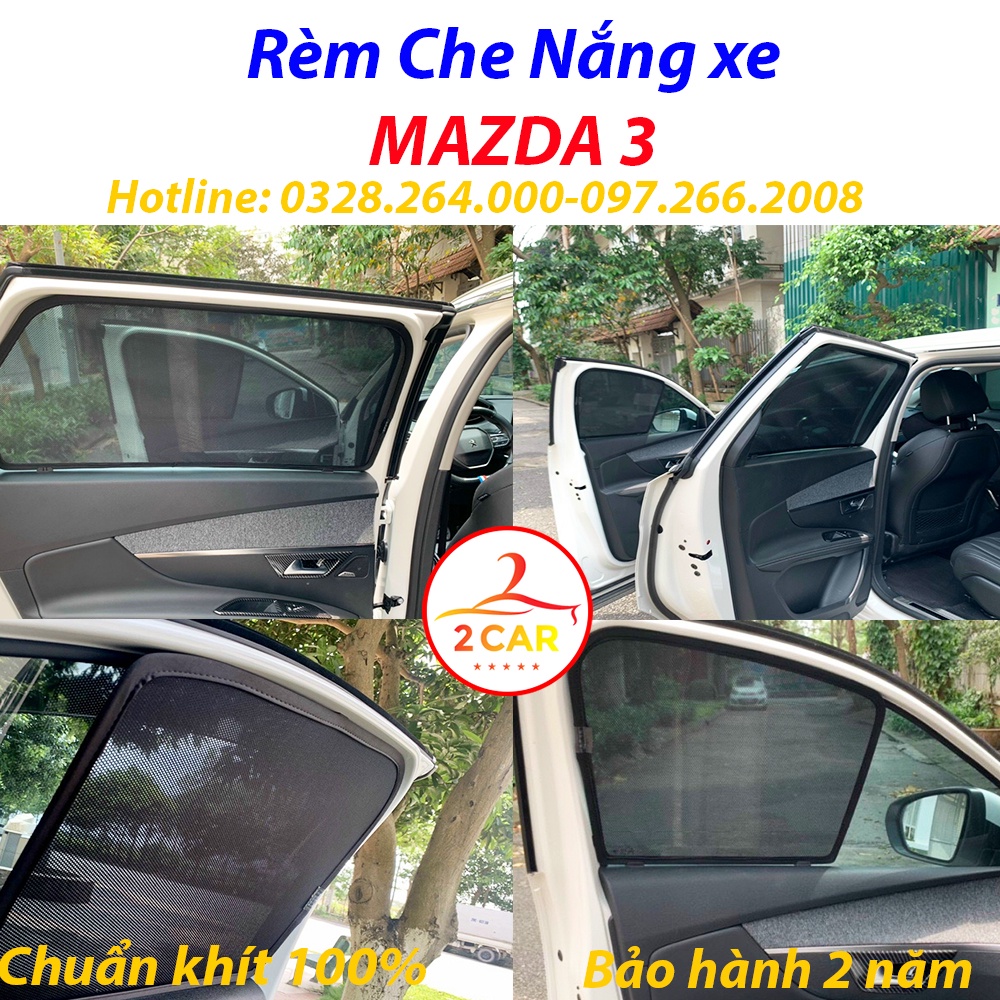 Rèm Che Nắng Xe Mazda 3 ,3S,323, Sedan/hatback,premacy,1997-2020 , Rèm Chắn Nắng Xe  Hàng Loại 1 MR.ÔTÔ - Bảo Hành 2 Năm