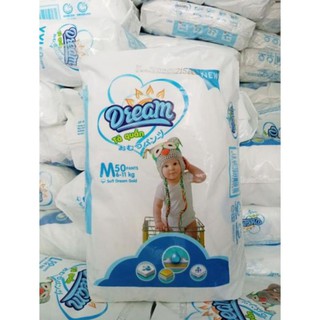 Bỉm quần dream baby m/l/xl/xxl 100 miếng tt