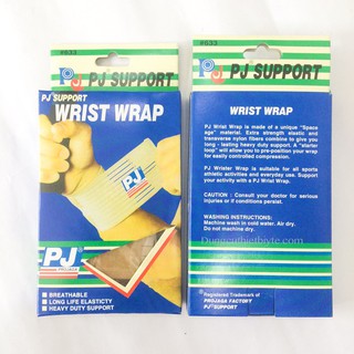 Băng thun cổ tay 2 chiều wrist wrap chống chấn thương pj 633