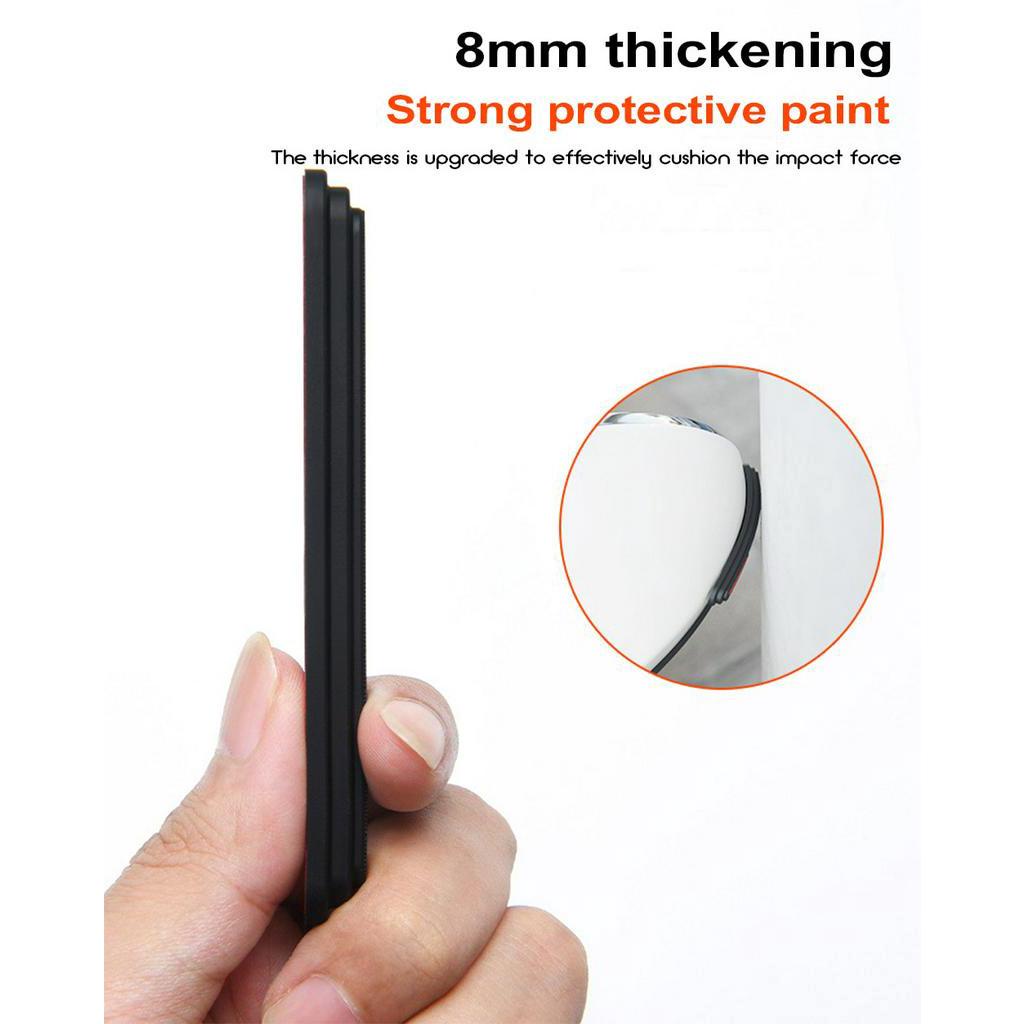Set 4 Dải Dán Bảo Vệ Cạnh Gương Chiếu Hậu Xe Hơi Chống Trầy Xước