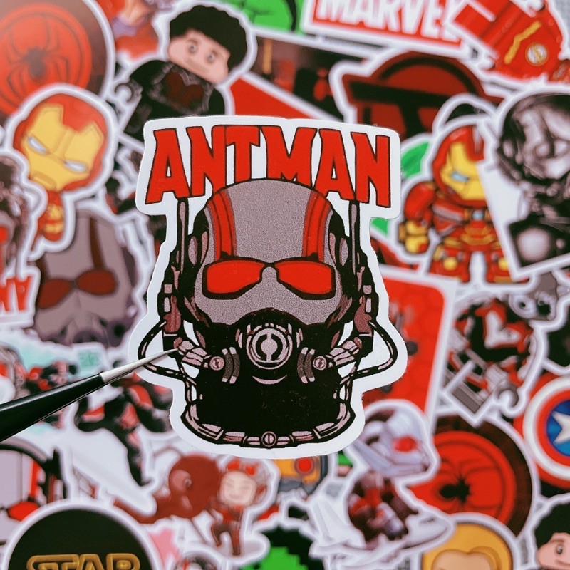 Sticker ủi nhiệt trực tiếp lên vải hình Avenger Mavel Ant Man