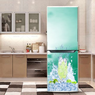 DECAL TRANH DÁN TỦ LẠNH