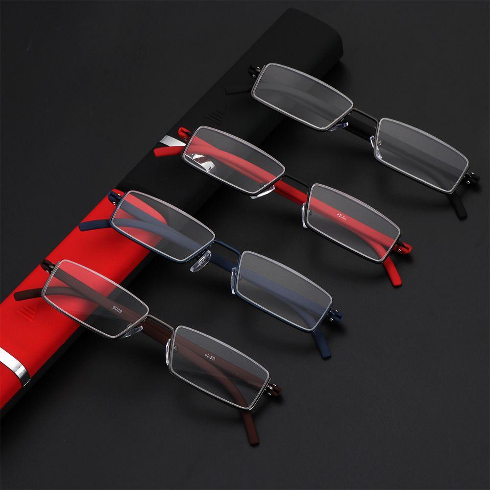 Kính Đọc Sách TR90 1.0~4.0x Hình Chữ Nhật Dành Cho Nam Nữ