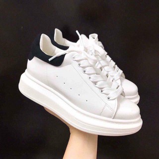 Giày sneaker MC QUEEN gót đen trơn hàng rẻ