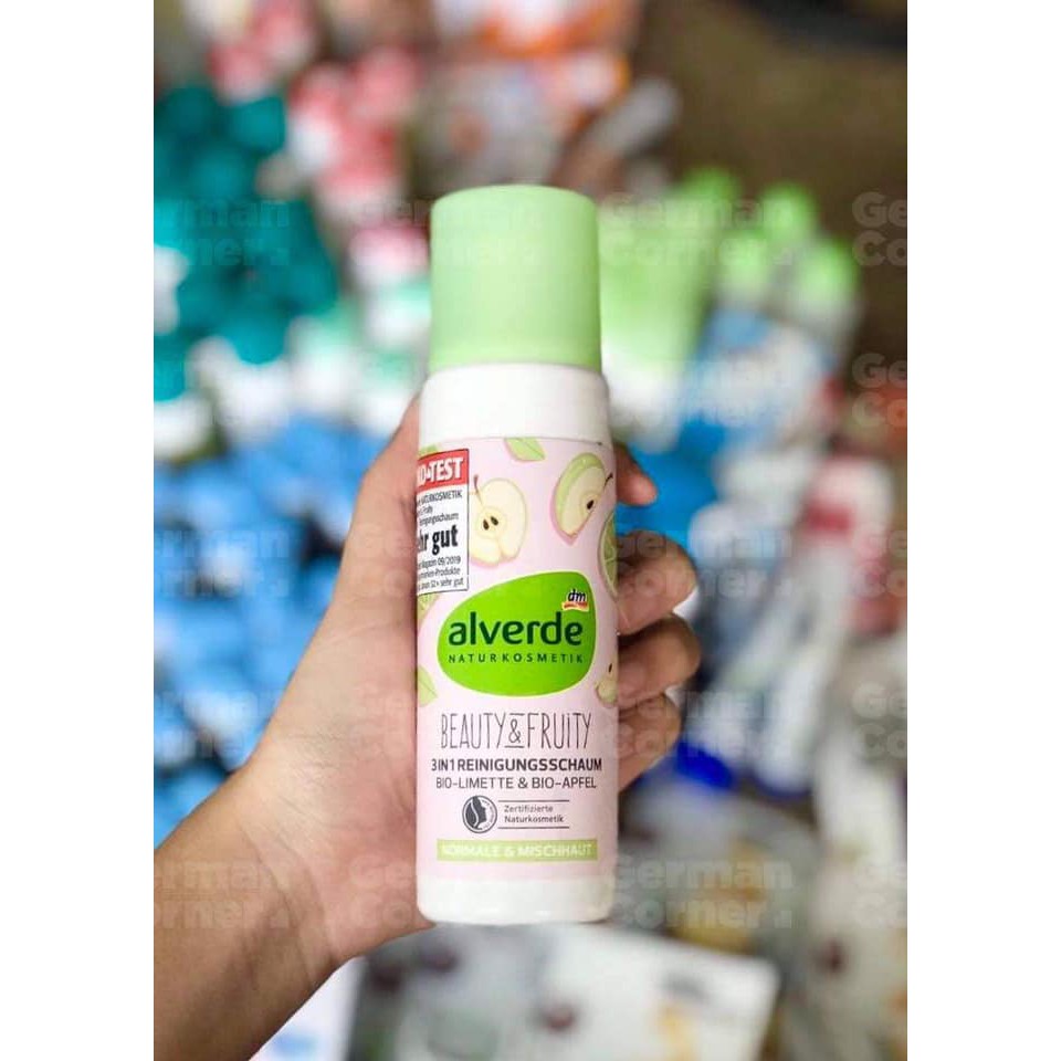 Bọt rửa mặt Organic ALVERDE chai 150ml