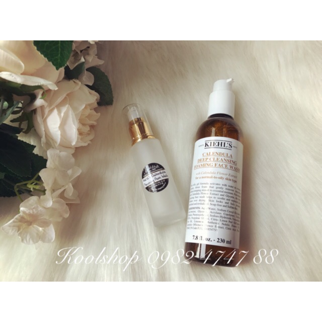 Perfect couple Kiehl's Calendula sữa rửa mặt và nc hh