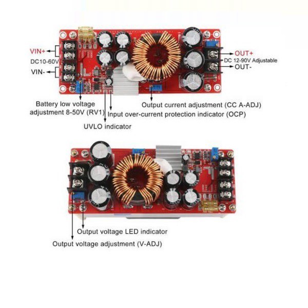 Mạch tăng áp DC - DC 1500W 30A