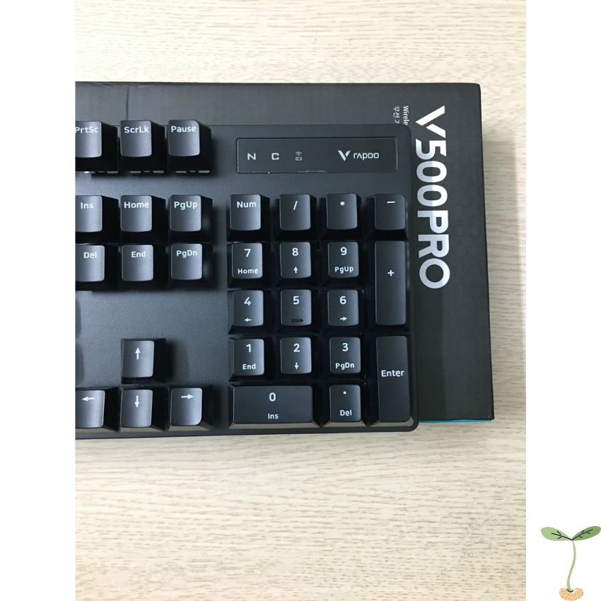 Bàn phím cơ không dây Rapoo V500 Pro fullsize, Wireless, hàng chính hãng bảo hành 24 tháng