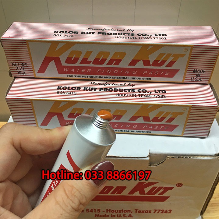 Phấn Thử Nước Trong Xăng Dầu kolor kut