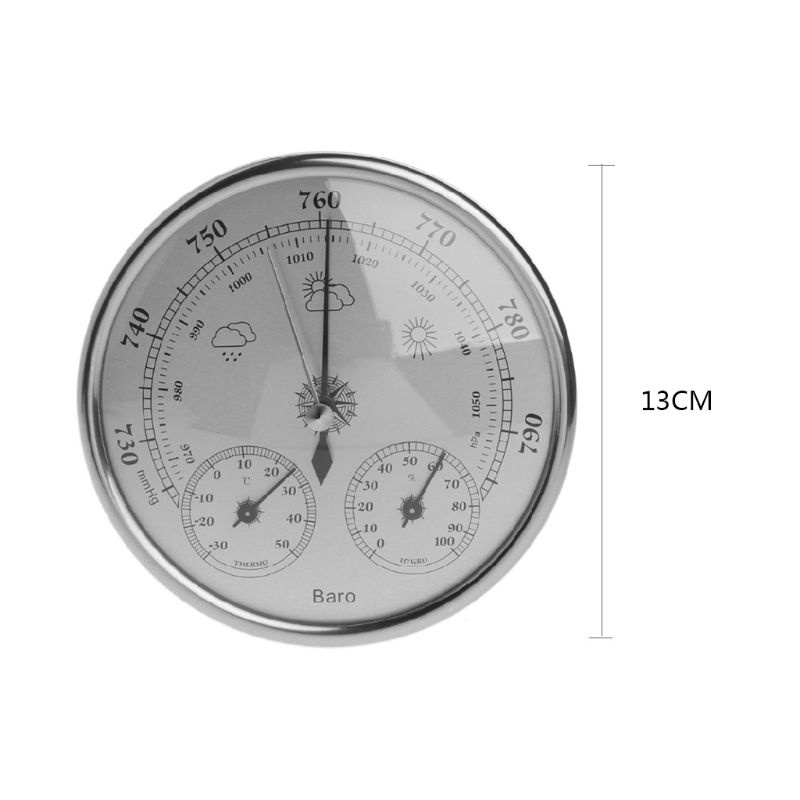 Máy Đo Độ Ẩm Áp Suất Khí Quyển Ba Trong Một 130mm
