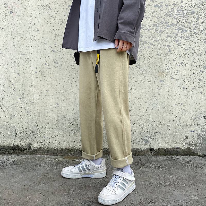 DUNEA Quần Jeans Dài Ống Rộng Thời Trang Cá Tính Cho Nam