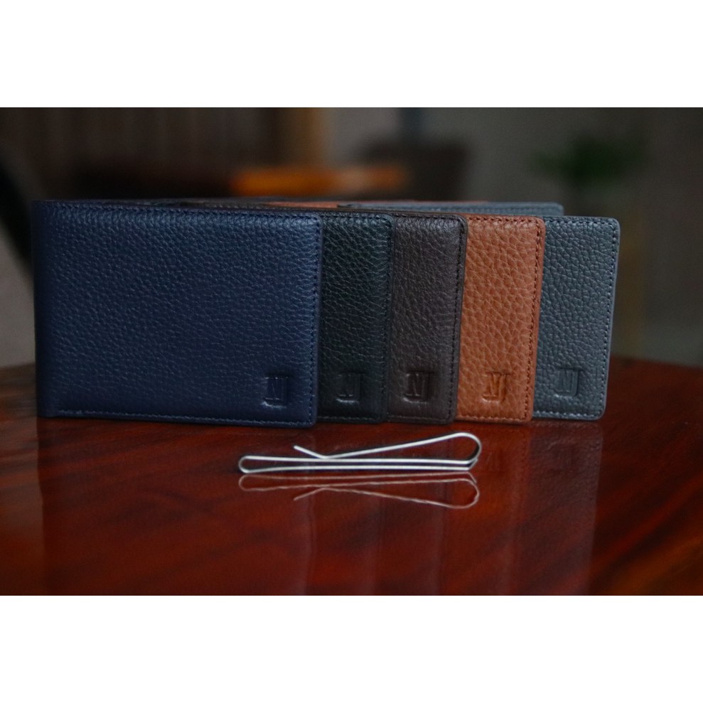 Ví kẹp tiền da bò cao cấp siêu mềm màu bò