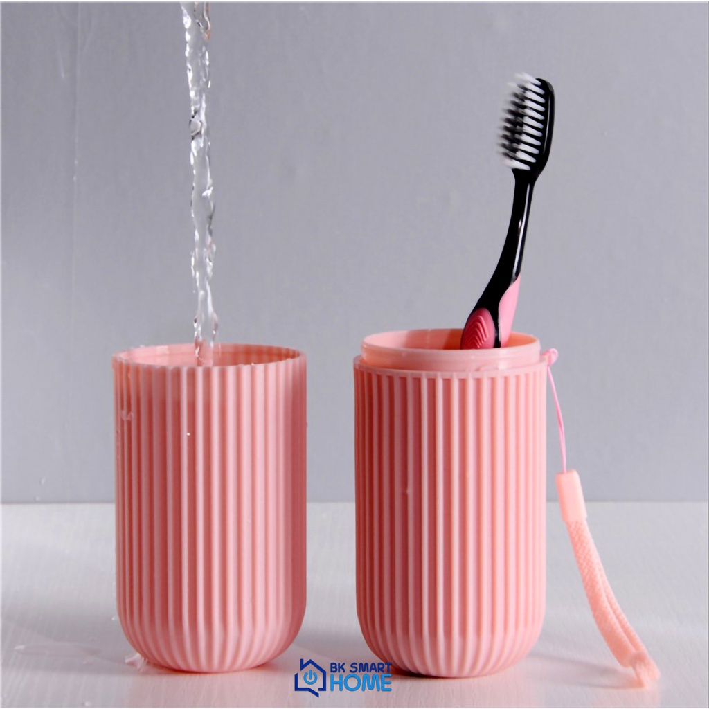 Ống đựng bàn chải đánh răng tiện lợi đi du lịch, công tác - Hộp đựng bàn chải và kem đánh răng đi du lịch