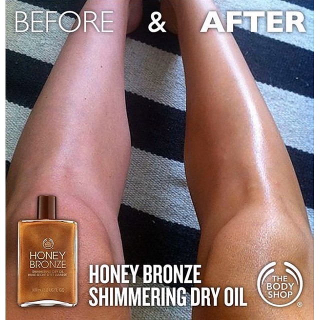 Dầu khô có nhũ The Body Shop Honey Bronze Shimmering Dry Oil