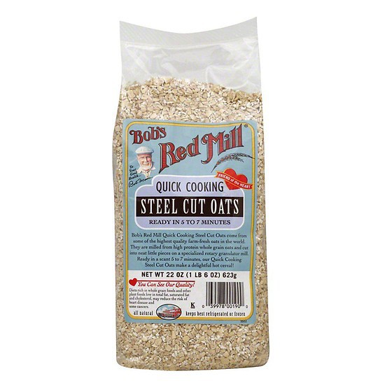 Yến Mạch Ăn Liền Organic Tự Nhiên Bob's Red Mill Rolled Oats Whole Grain Mỹ (100% From USA)