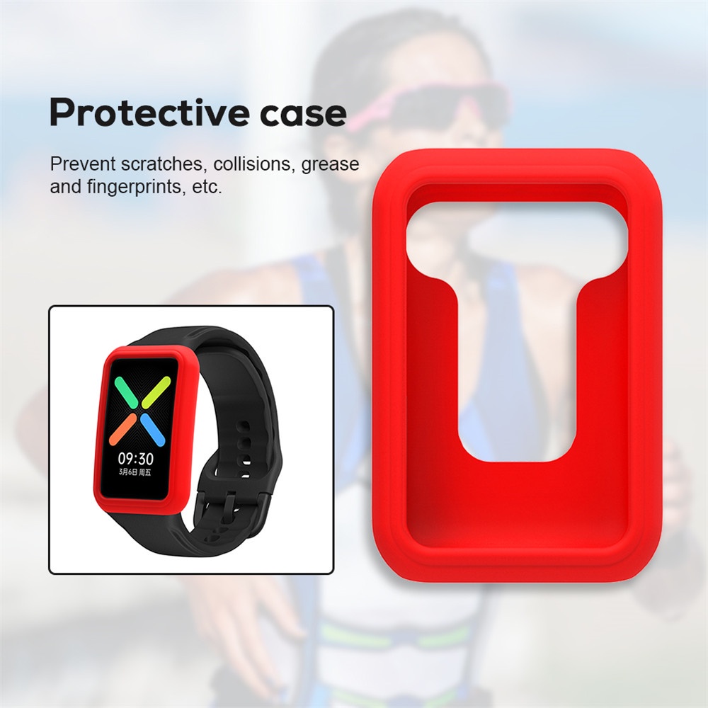 Ốp Silicone Bảo Vệ Mặt Đồng Hồ Thông Minh OPPO Watch Free