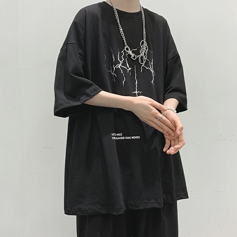 Áo thun tay lỡ nam nữ, áo phông unisex form rộng chất cotton mát mịn thấm hút mồ hôi in hình HOẠT HÌNH | BigBuy360 - bigbuy360.vn