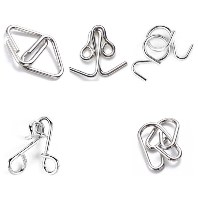 Đồ chơi trí tuệ Nhật Bản tháo sắt Metal Puzzle, thử thách thông minh trí tuệ