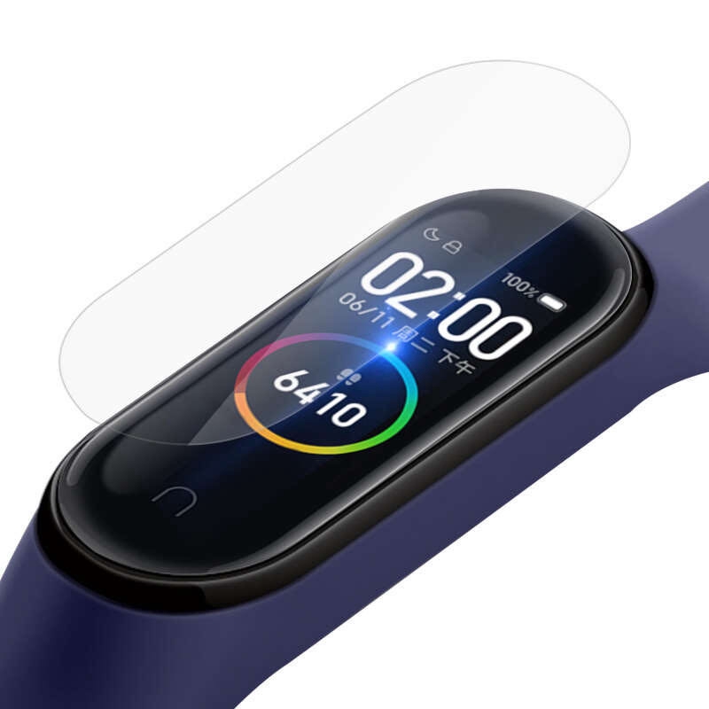 Miếng Dán Trong Suốt Bảo Vệ Màn Hình Đồng Hồ Cho Mi Band 5